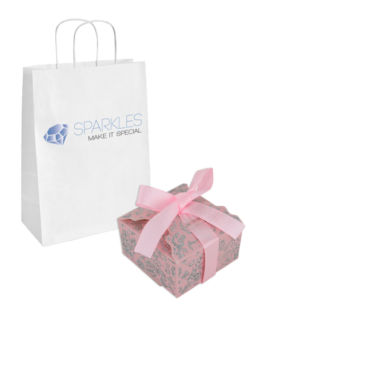 50 Small Ribbon Wedding Favor Gift Boxes Baby Shower Candy – 11 Colors