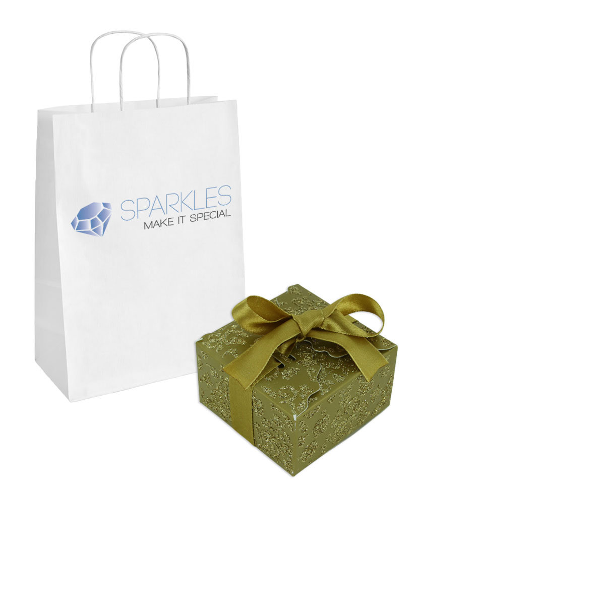 50 Small Ribbon Wedding Favor Gift Boxes Baby Shower Candy - 11 Colors