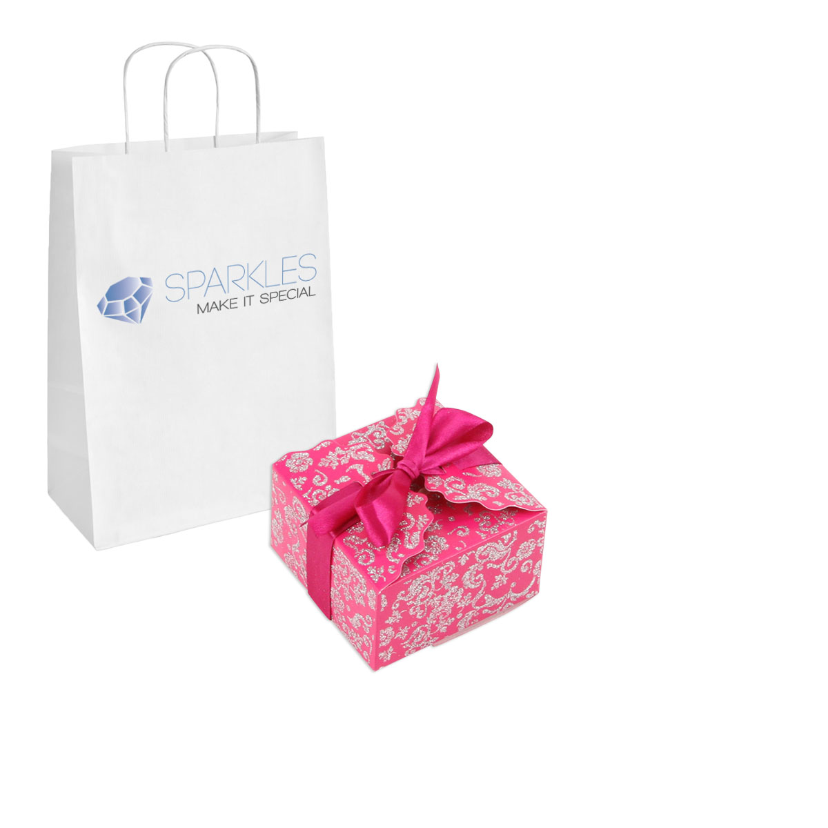10 Large Ribbon Wedding Favor Gift Boxes Baby Shower Candy