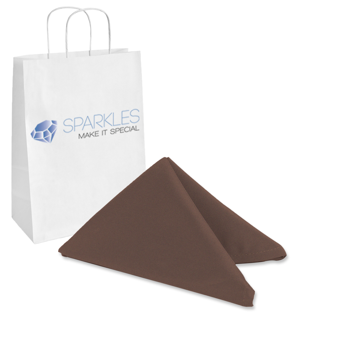 100 pcs 17"x17" or 20"x20" Polyester Cloth Linen Dinner Napkins w or w/o Rings - Picture 7 of 42