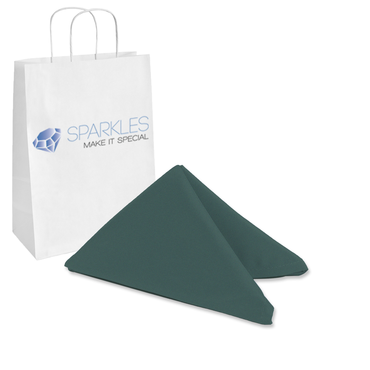 200 pcs 17"x17" or 20"x20" Polyester Cloth Linen Dinner Napkins w or w/o Rings - Picture 15 of 42