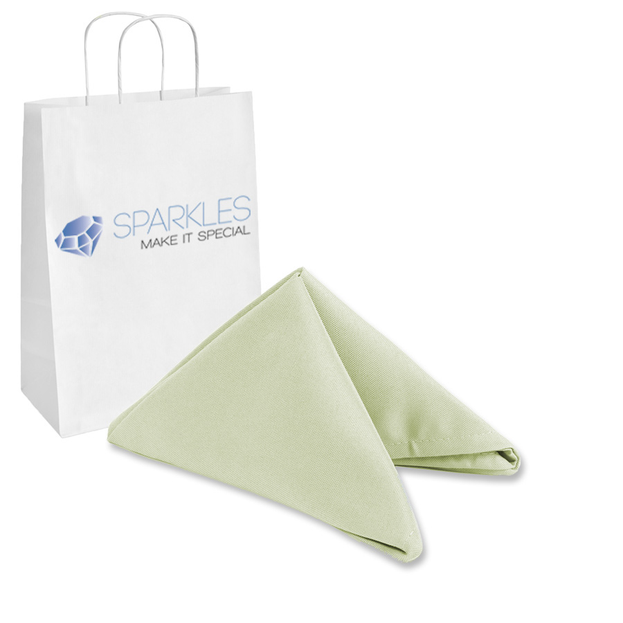 200 pcs 17"x17" or 20"x20" Polyester Cloth Linen Dinner Napkins w or w/o Rings - Picture 37 of 42