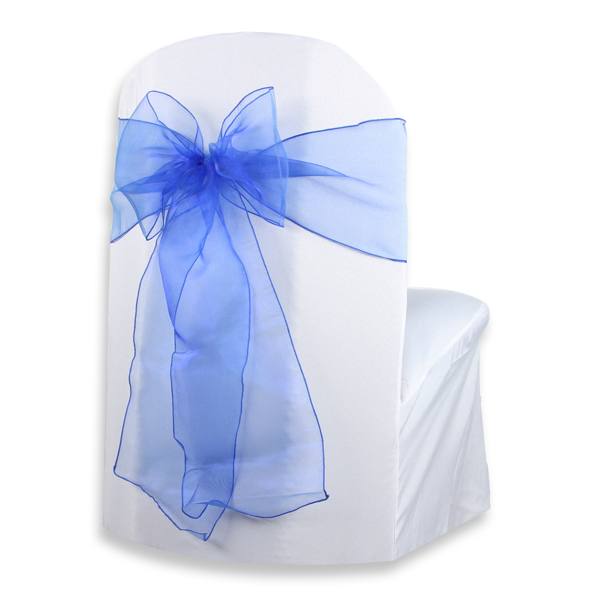50 pcs Organza Chair Cover Bow Sash 108"x8" Wedding Party Banquet Reception - Picture 8 of 8