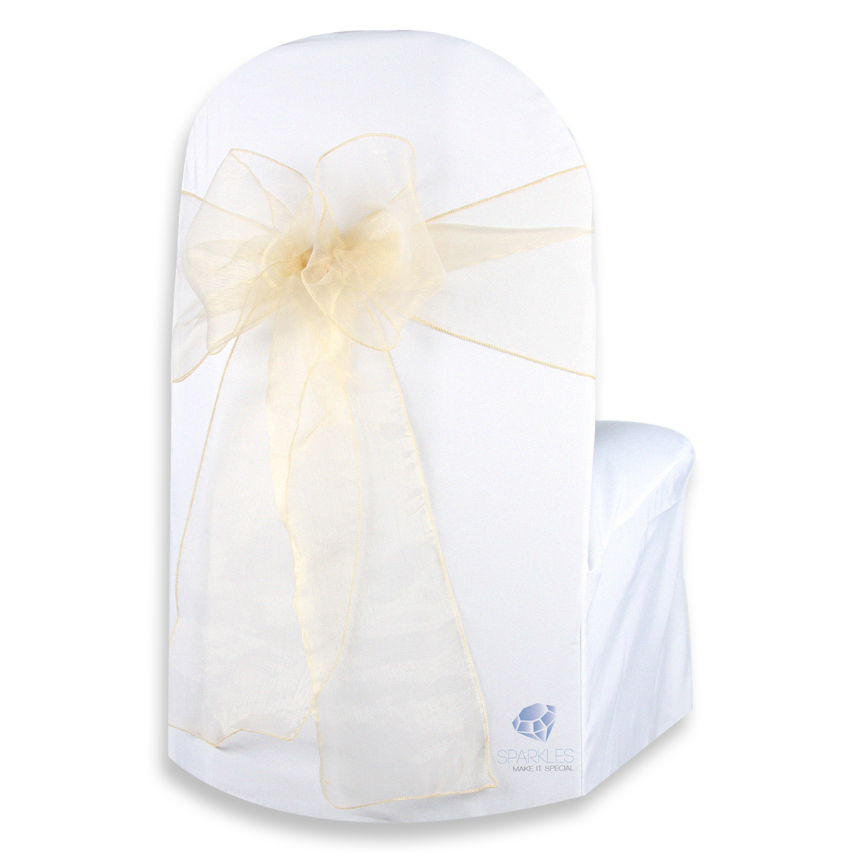 200 Stck. Organza Stuhl Abdeckung Schleife Schärpe 108"x8" Hochzeit Party Bankett Empfang - Bild 7 von 8