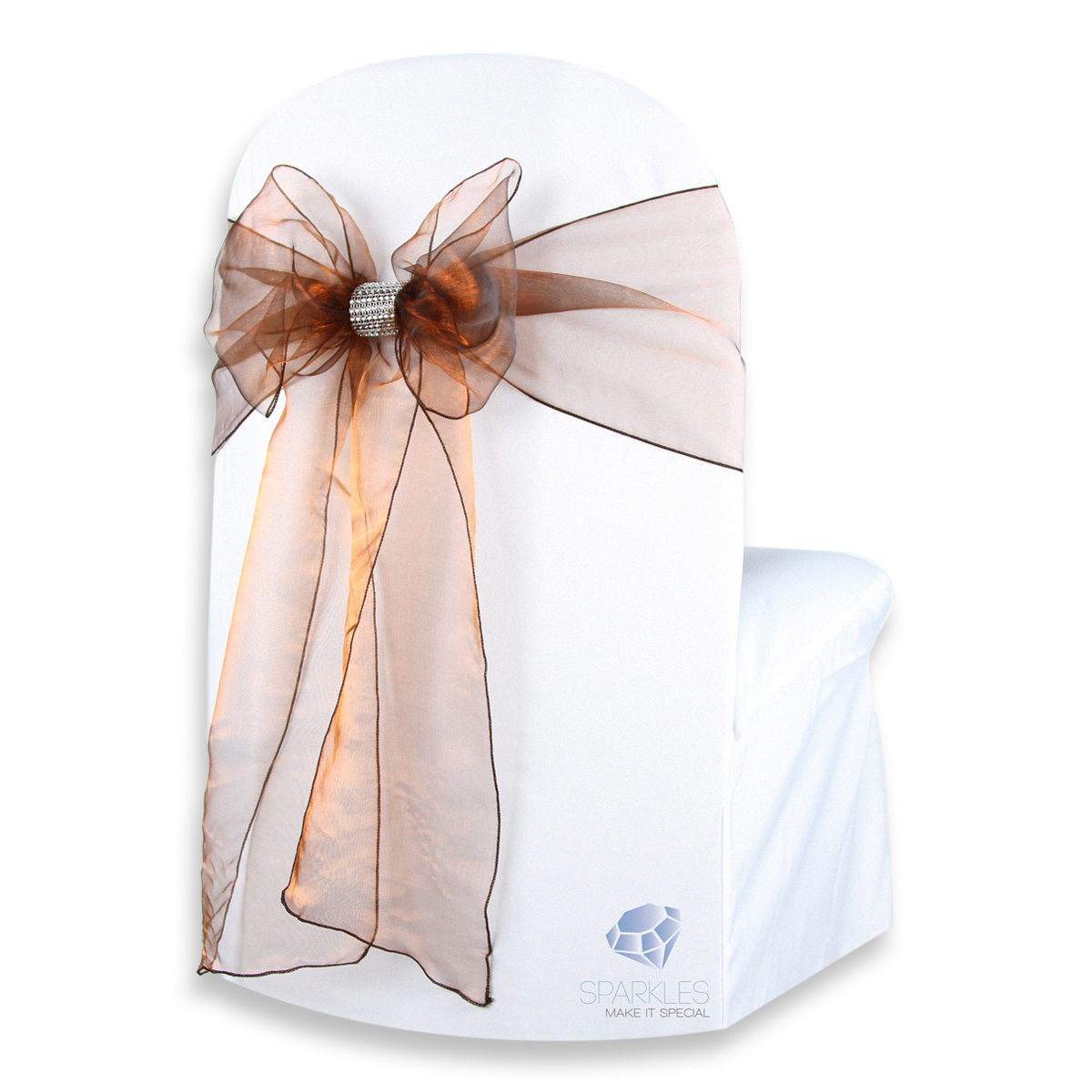 50 pcs Organza Chair Cover Bow Sash 108"x8" Wedding Party Banquet Reception - Picture 6 of 8