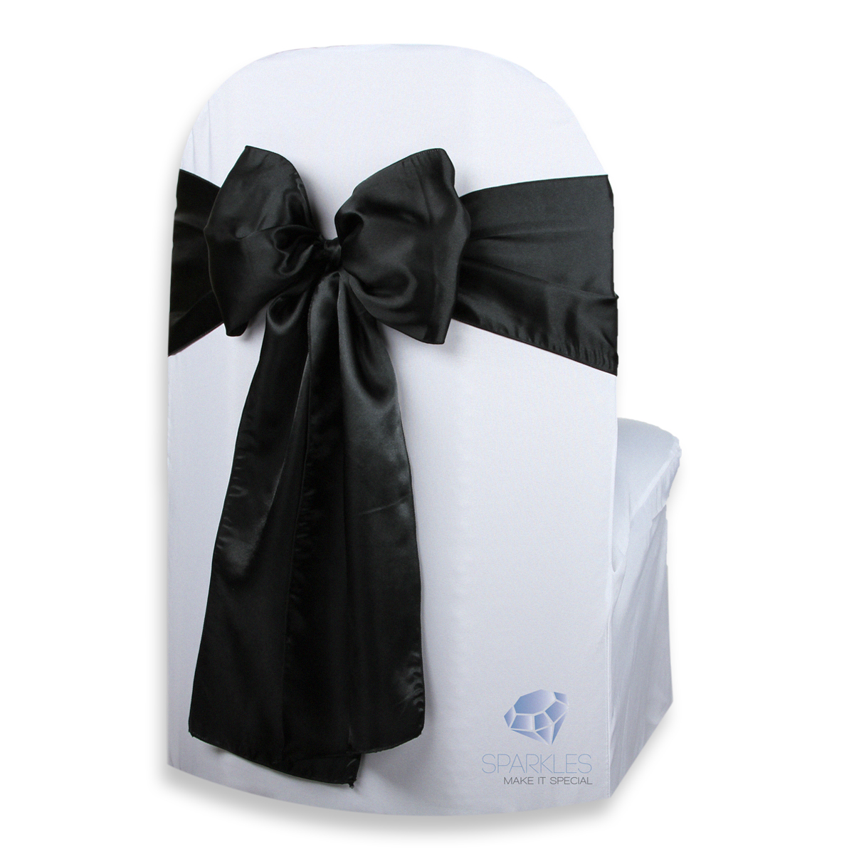 20 pcs Satin Chair Cover Bow Sash 108"x8" Wedding Party Banquet Reception - Picture 9 of 59
