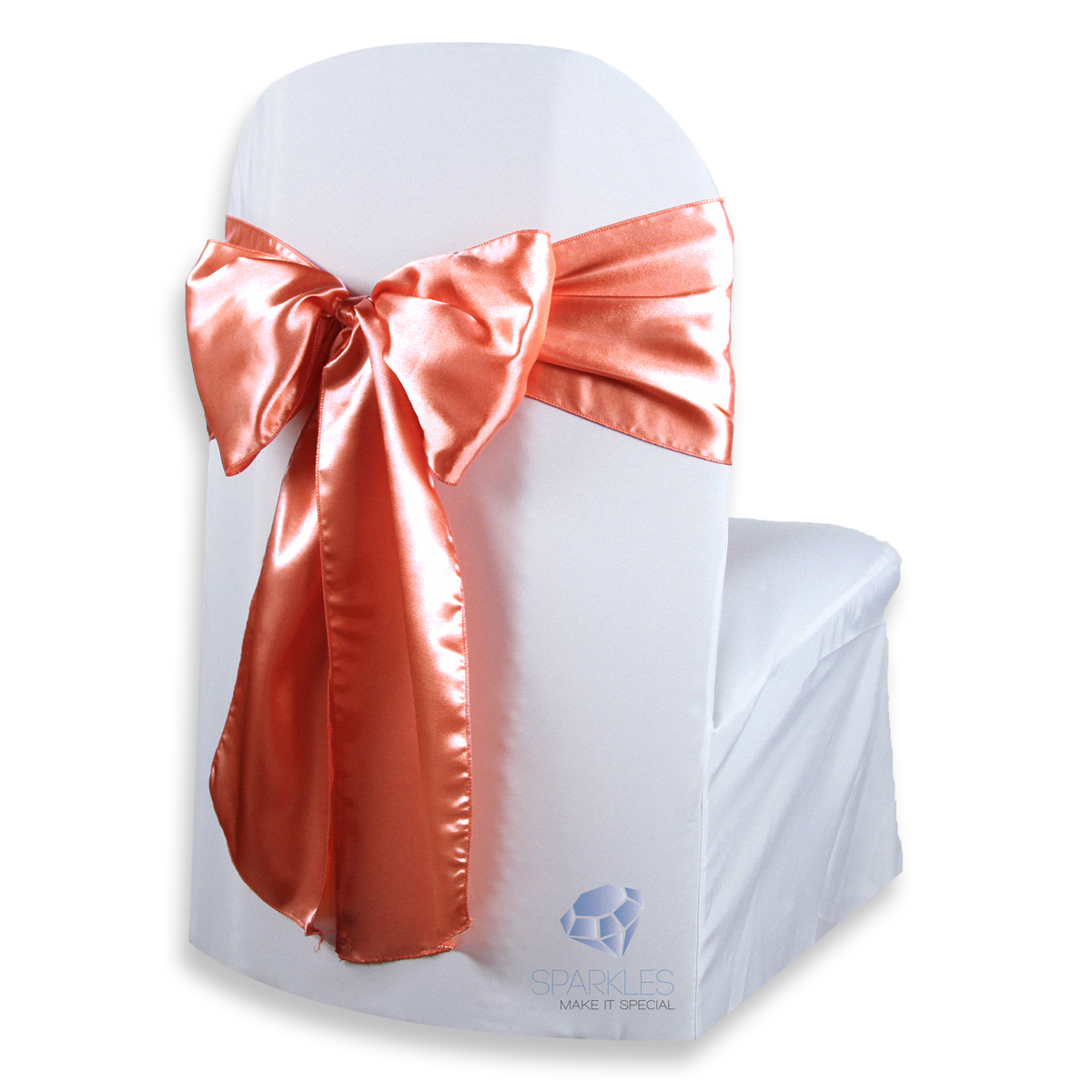 20 pcs Satin Chair Cover Bow Sash 108"x8" Wedding Party Banquet Reception - Picture 17 of 59