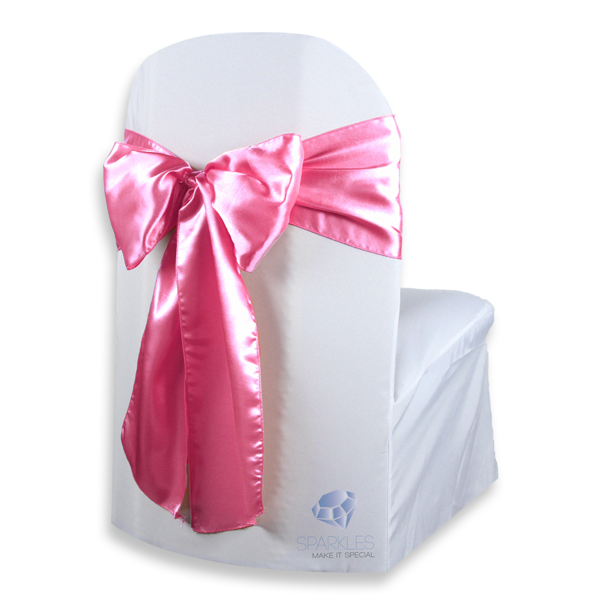 20 pcs Satin Chair Cover Bow Sash 108"x8" Wedding Party Banquet Reception - Picture 25 of 59