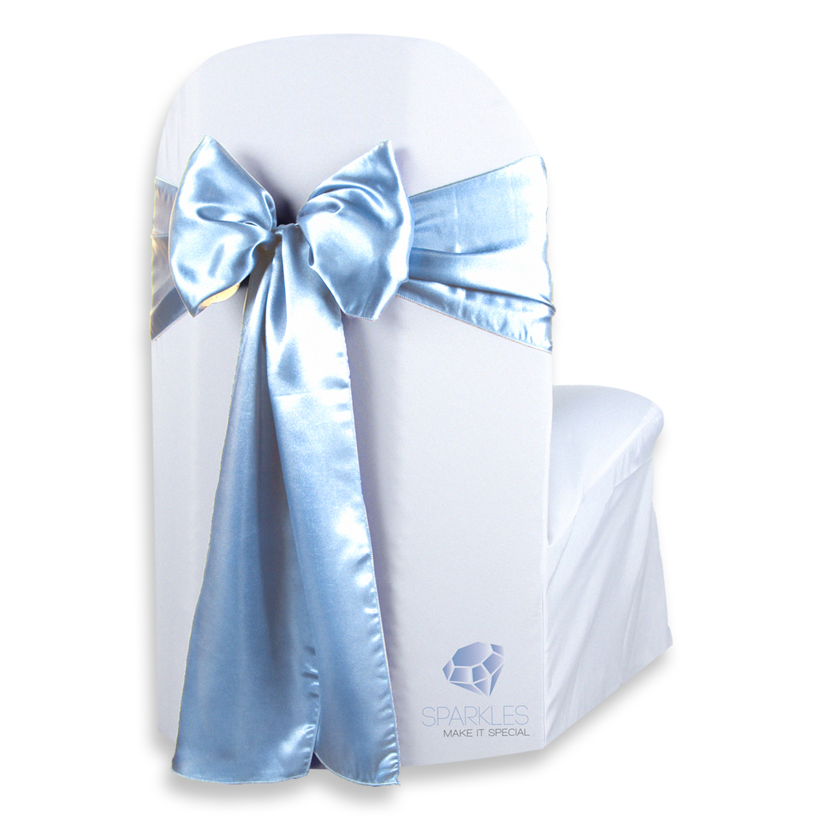 20 pcs Satin Chair Cover Bow Sash 108"x8" Wedding Party Banquet Reception - Picture 33 of 59