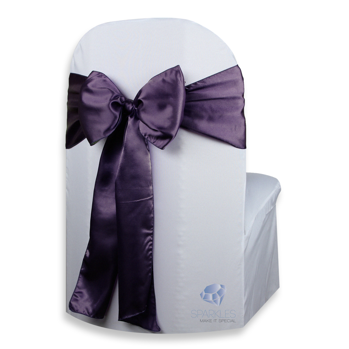 20 pcs Satin Chair Cover Bow Sash 108"x8" Wedding Party Banquet Reception - Picture 41 of 59