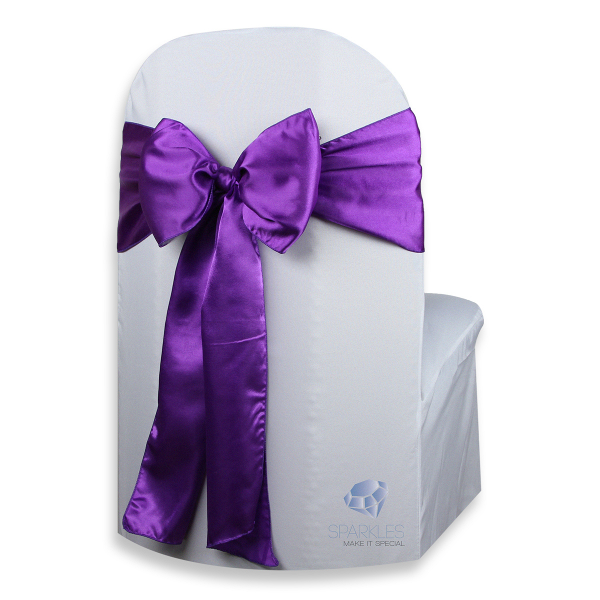 20 pcs Satin Chair Cover Bow Sash 108"x8" Wedding Party Banquet Reception - Picture 43 of 59