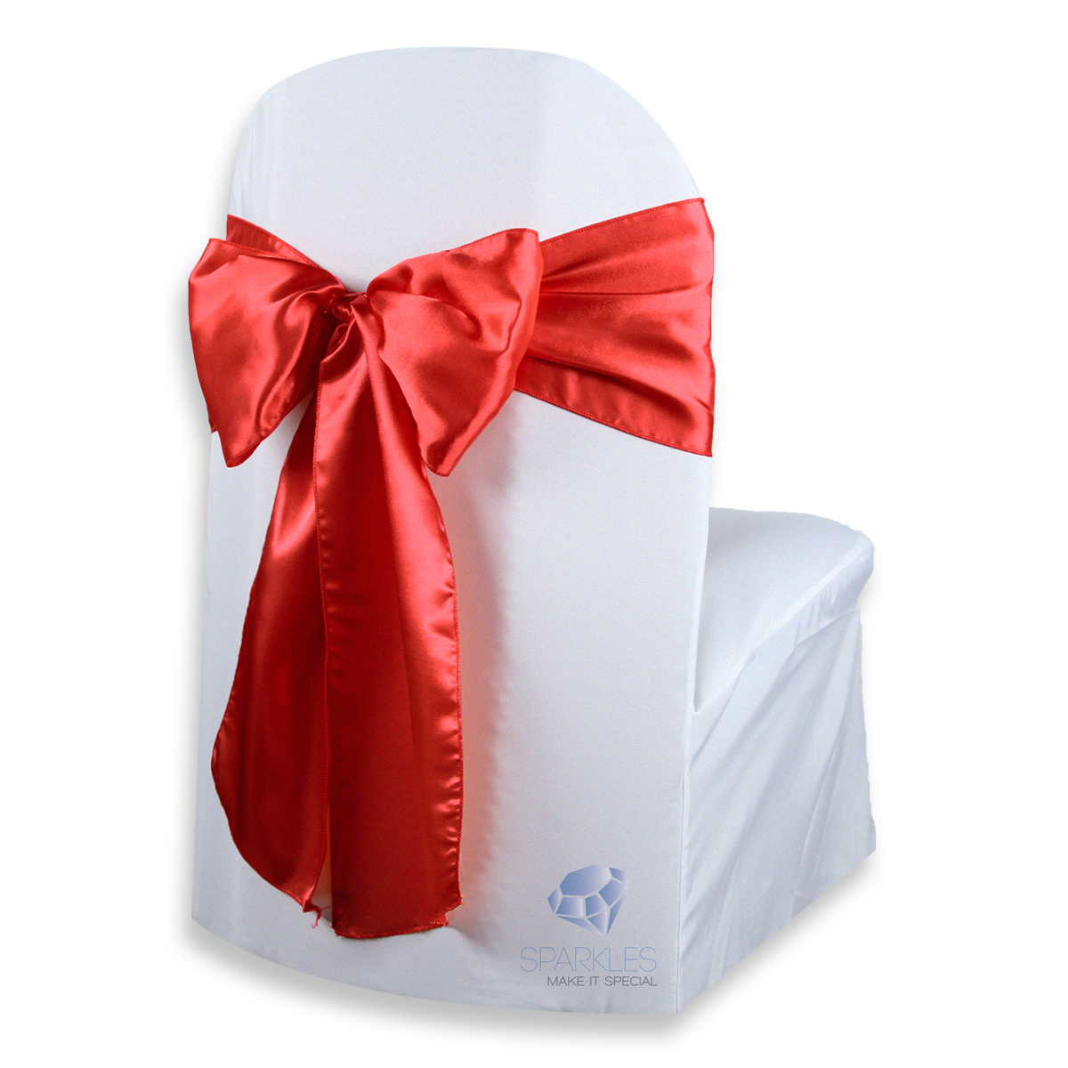 20 pcs Satin Chair Cover Bow Sash 108"x8" Wedding Party Banquet Reception - Picture 45 of 59