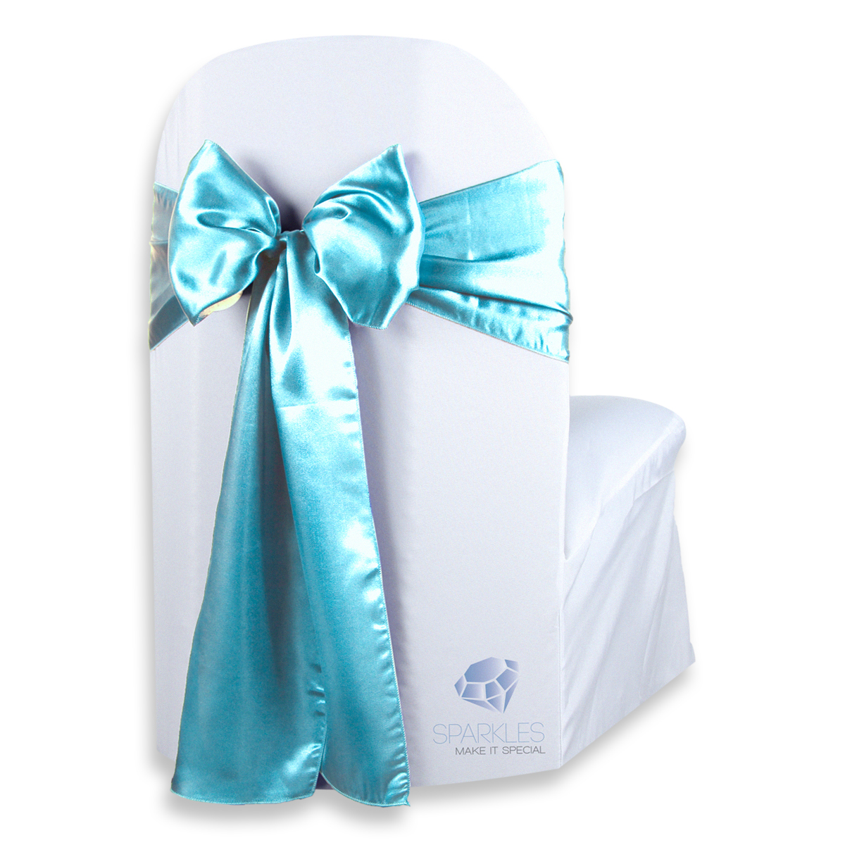 20 pcs Satin Chair Cover Bow Sash 108"x8" Wedding Party Banquet Reception - Picture 54 of 59