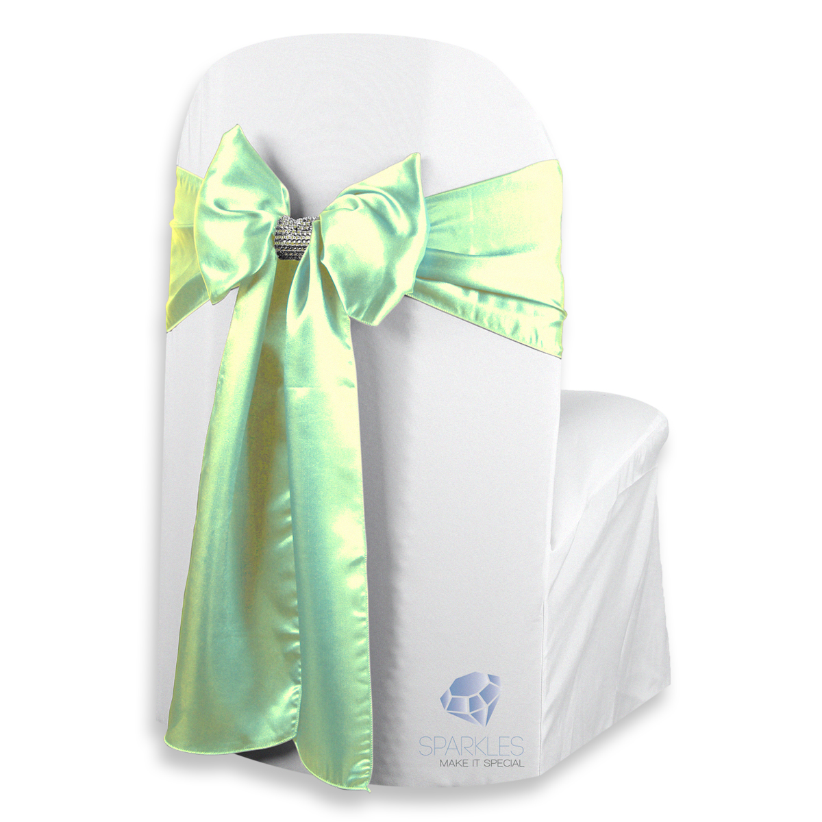20 pcs Satin Chair Cover Bow Sash 108"x8" Wedding Party Banquet Reception - Picture 6 of 59