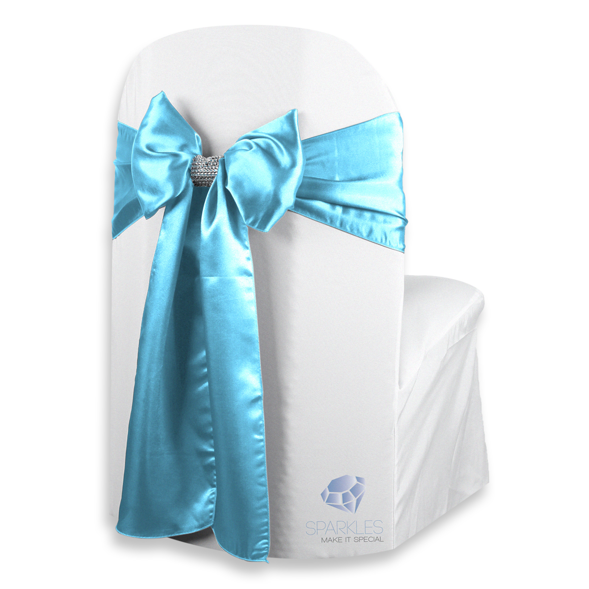 20 pcs Satin Chair Cover Bow Sash 108"x8" Wedding Party Banquet Reception - Picture 8 of 59