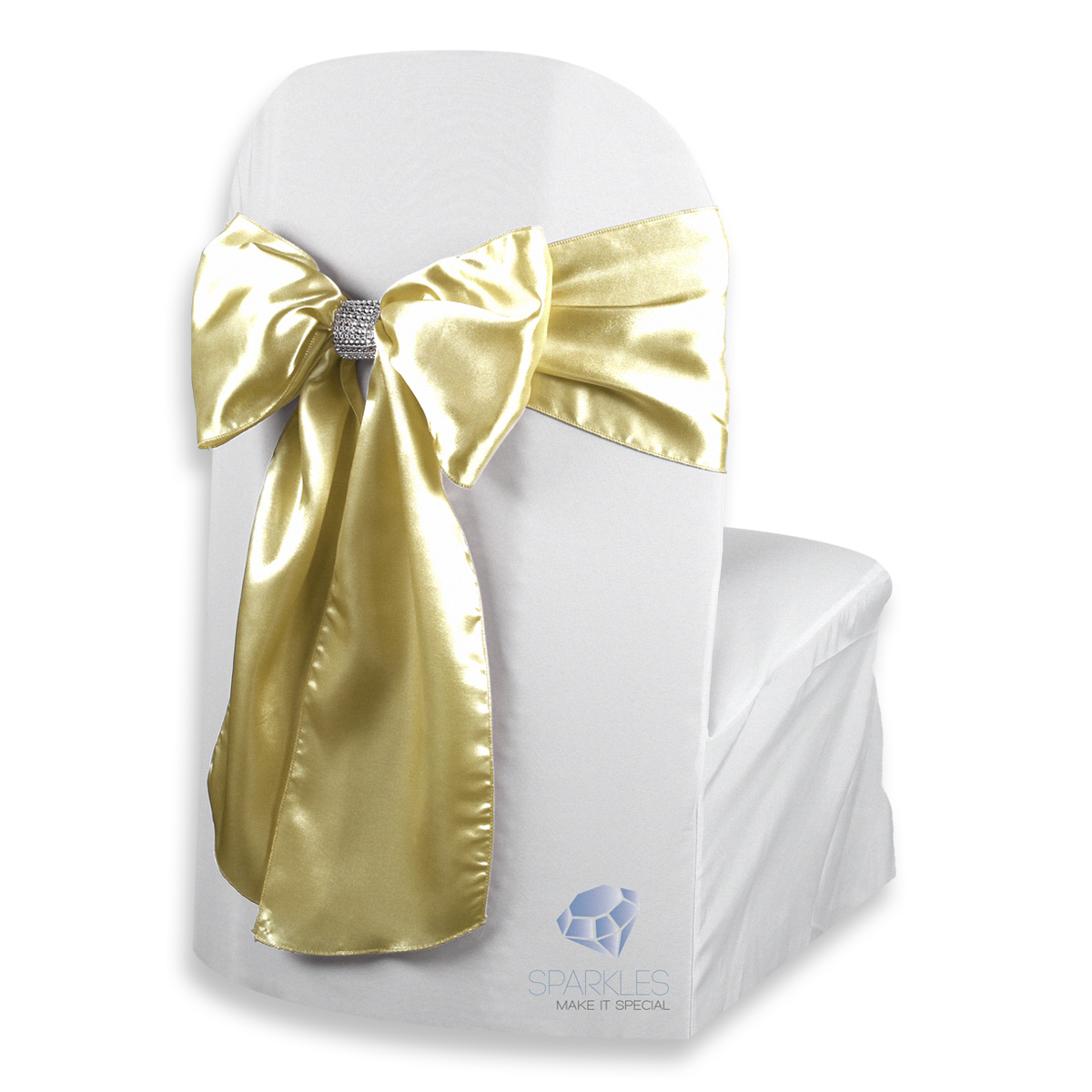 20 pcs Satin Chair Cover Bow Sash 108"x8" Wedding Party Banquet Reception - Picture 16 of 59