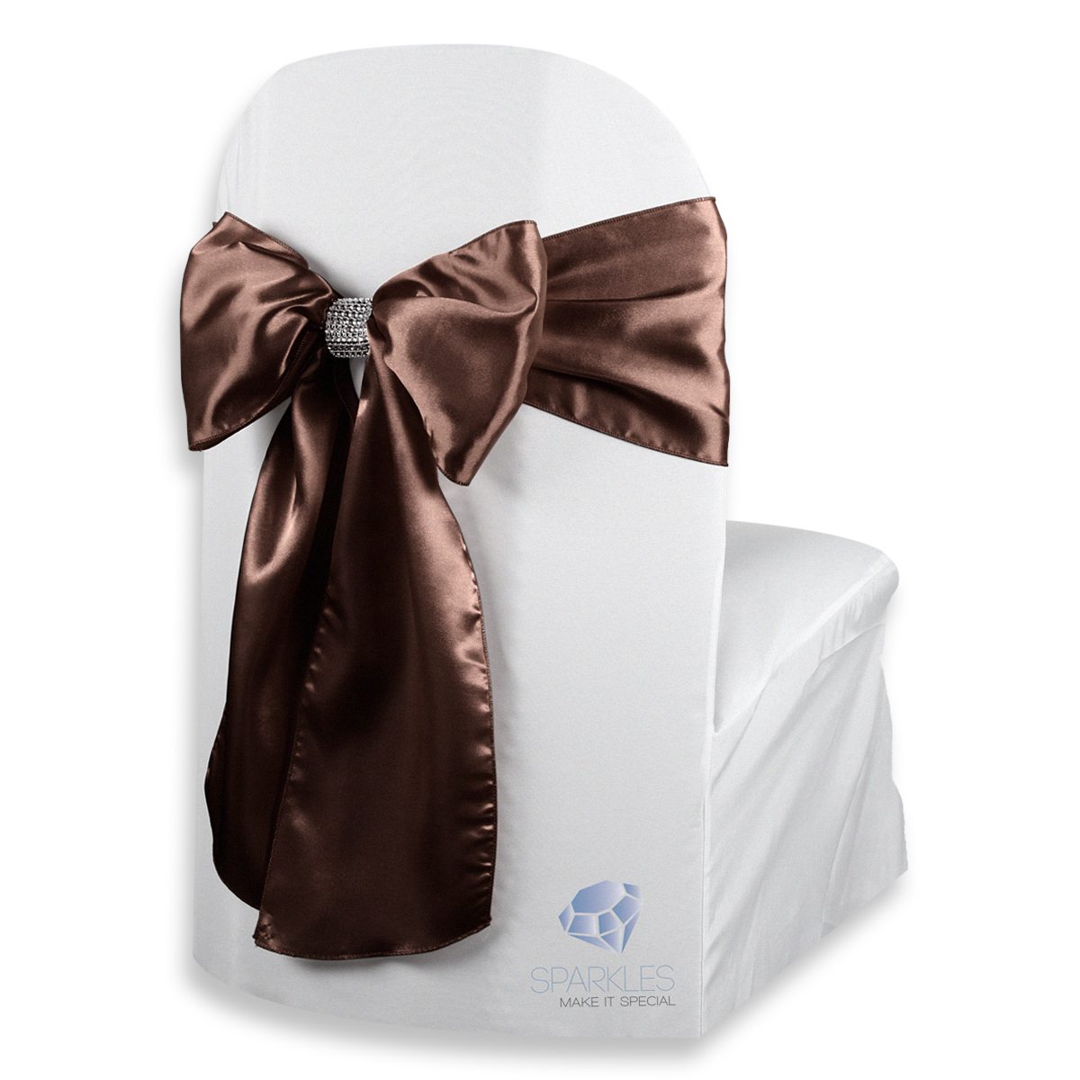 20 pcs Satin Chair Cover Bow Sash 108"x8" Wedding Party Banquet Reception - Picture 12 of 59