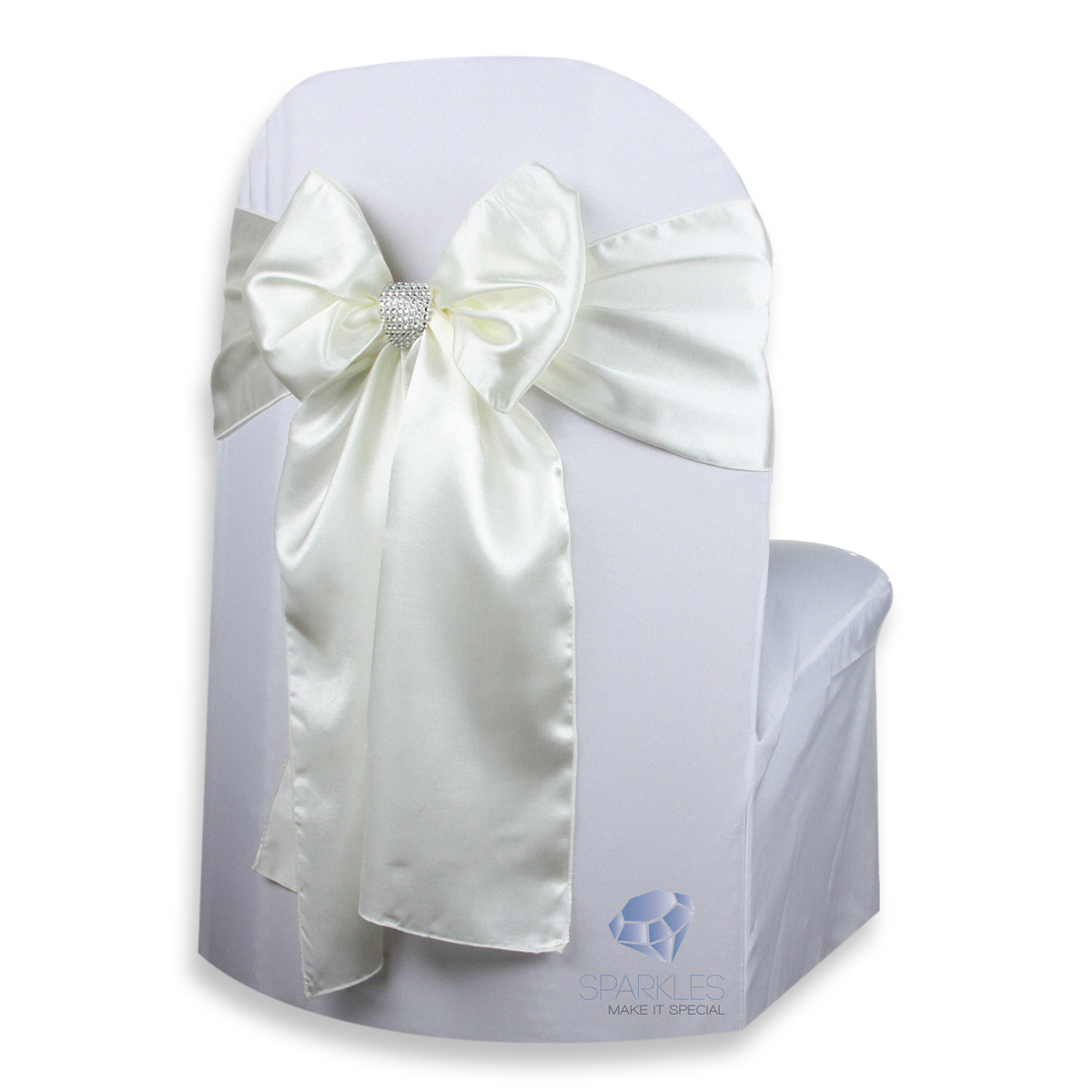 20 pcs Satin Chair Cover Bow Sash 108"x8" Wedding Party Banquet Reception - Picture 30 of 59