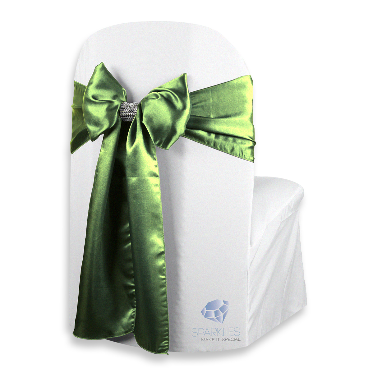 20 pcs Satin Chair Cover Bow Sash 108"x8" Wedding Party Banquet Reception - Picture 49 of 59