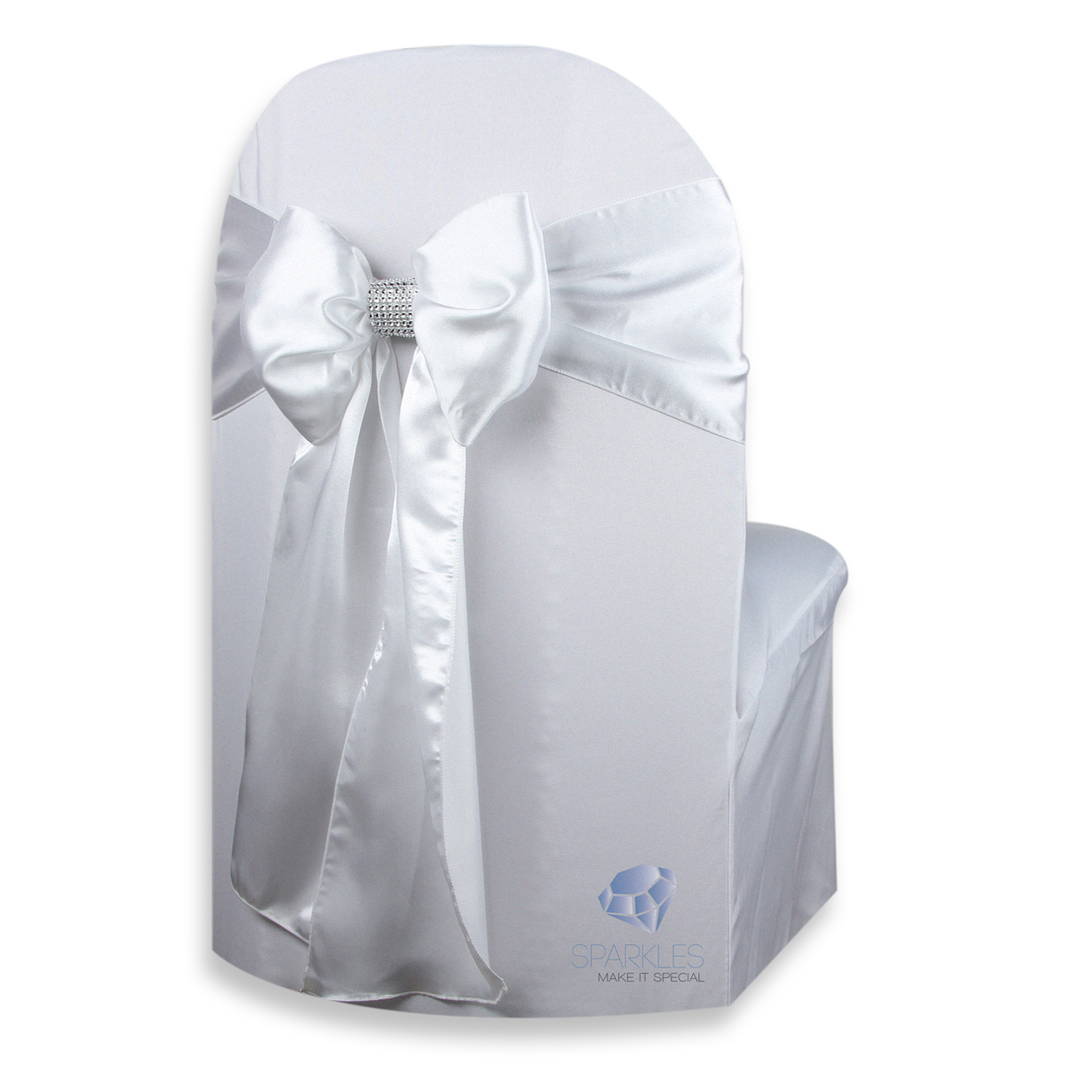 20 pcs Satin Chair Cover Bow Sash 108"x8" Wedding Party Banquet Reception - Picture 57 of 59