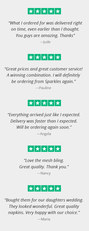 5 star rated by our customers on trustpilot